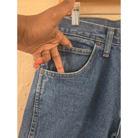 Vintage Wrangler Jean Denim Cutoff Shorts Size 32 - 100% Cotton - Picture 2 of 8